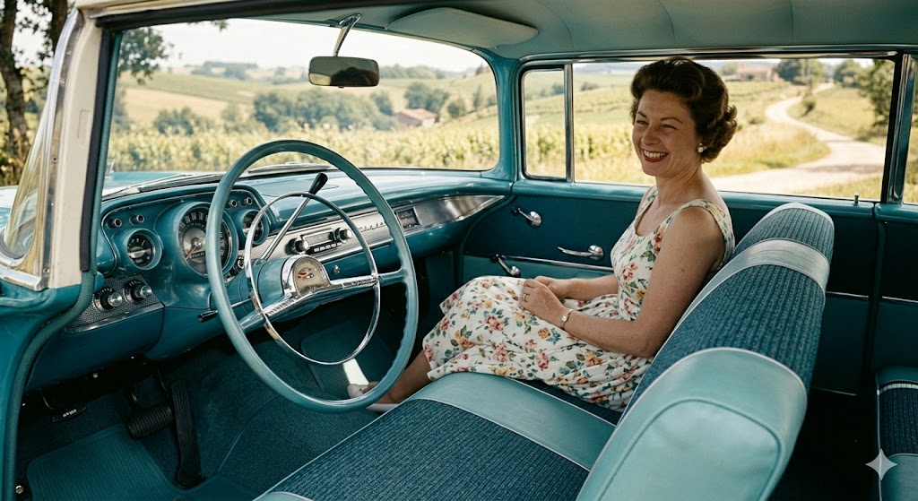 La Bel Air '57, intérieur.
