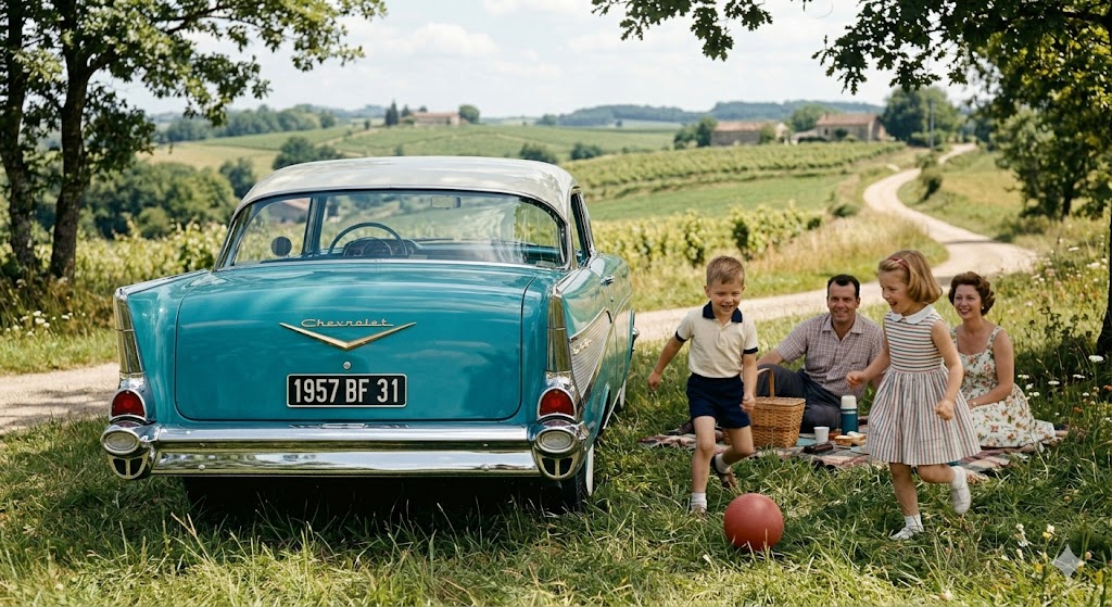 Chevrolet Bel Air 1957 est un actif tangible 