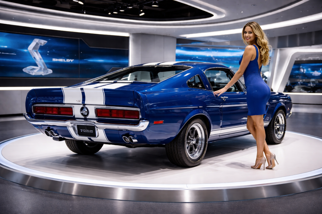 Arrière de la Mustang GT 500 de 1967