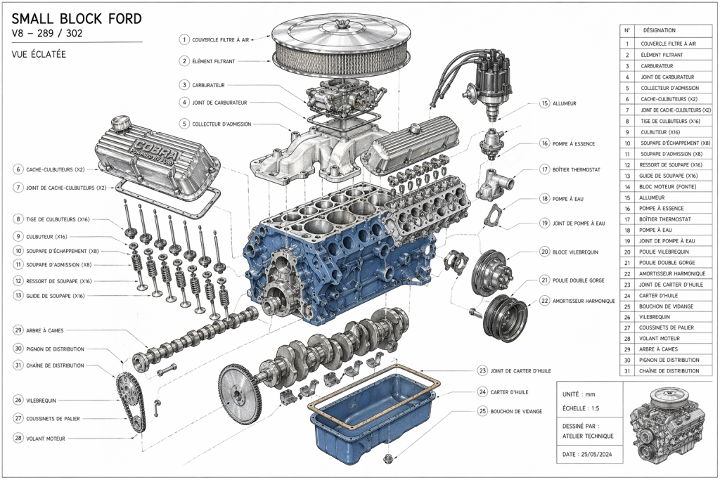 Moteur Ford Flathead V8 : L'Architecture Fondatrice de la Performance Moderne 