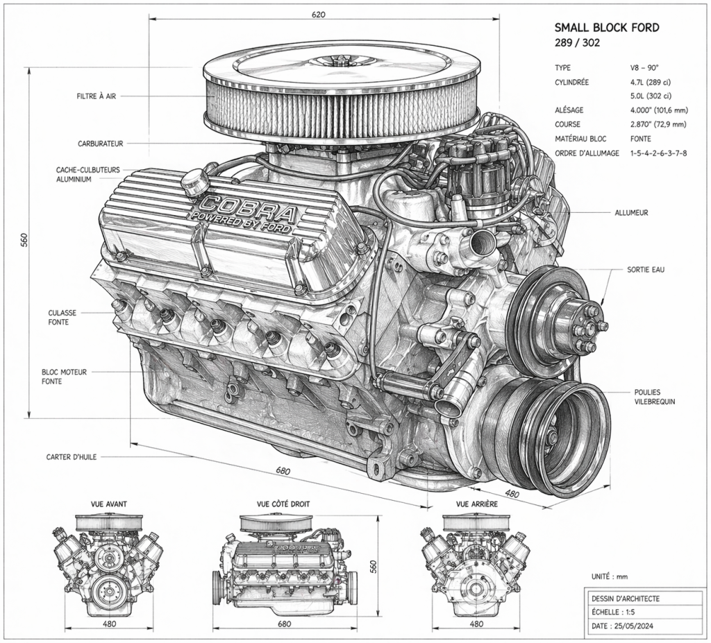Moteur Ford Flathead V8