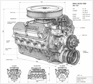 Moteur Ford Flathead V8