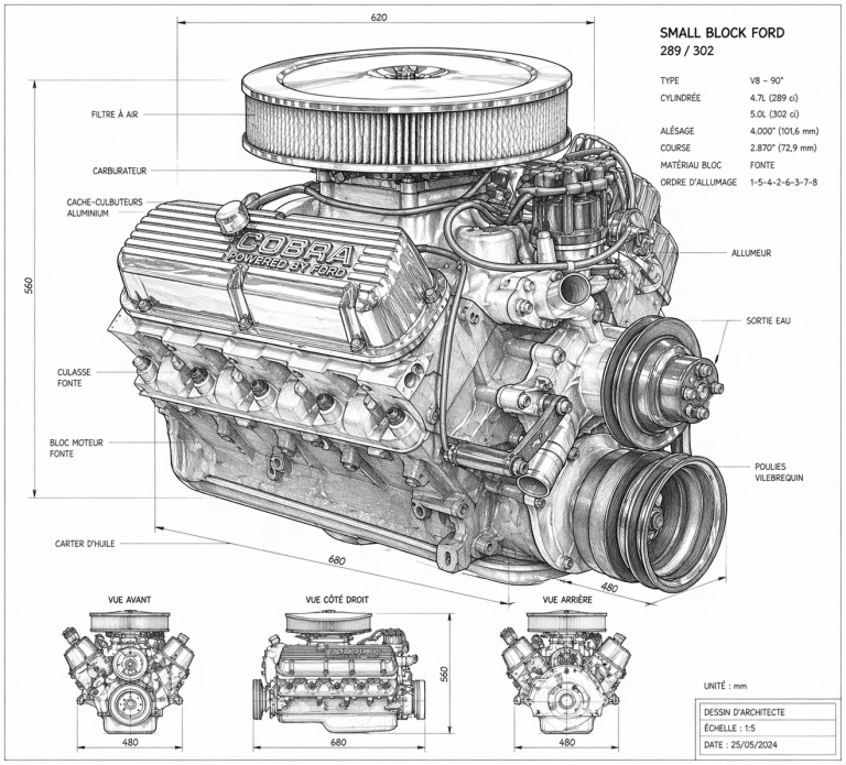 Moteur Ford Flathead V8