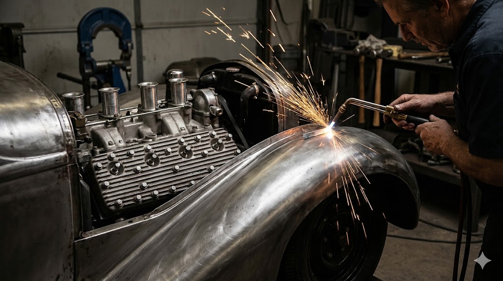  La Morphologie de la Vitesse : Quand le V8 Ford Sculpte la Tôle 