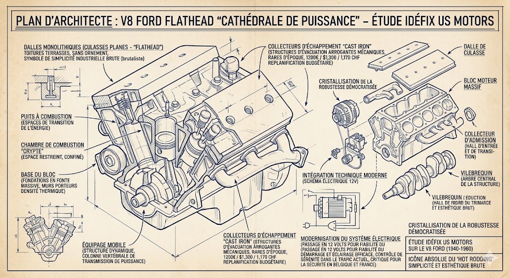Le V8 Flathead était en effet le seul moteur civil capable de distancer les voitures de police de l'époque.