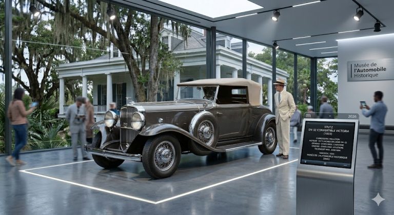 La Stutz DV-32 Convertible Victoria carrossée par Rollston en 1933 s'impose comme une icône de niche ultra-exclusive et hautement spéculative, incarnant le chant du cygne technologique de la prestigieuse firme d'Indianapolis. Cet actif matériel exceptionnel affiche un potentiel de valorisation à long terme remarquable en raison du nombre infime d'exemplaires authentifiés survivants dans le monde.