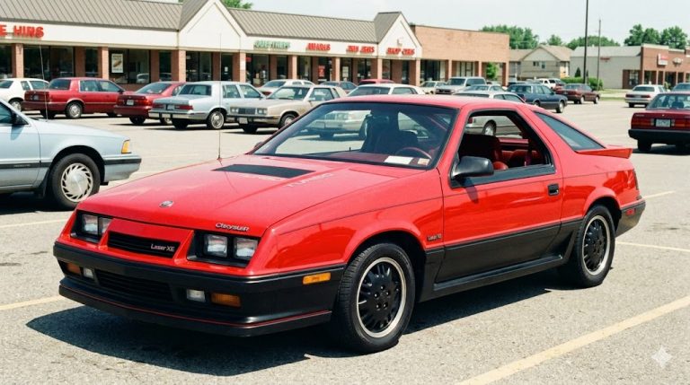 Découvrez les fragilités chroniques, le coût de restauration et les méthodes de réglage du moteur 2.2L Turbo I non intercoolé de la Chrysler Laser XE 1986.