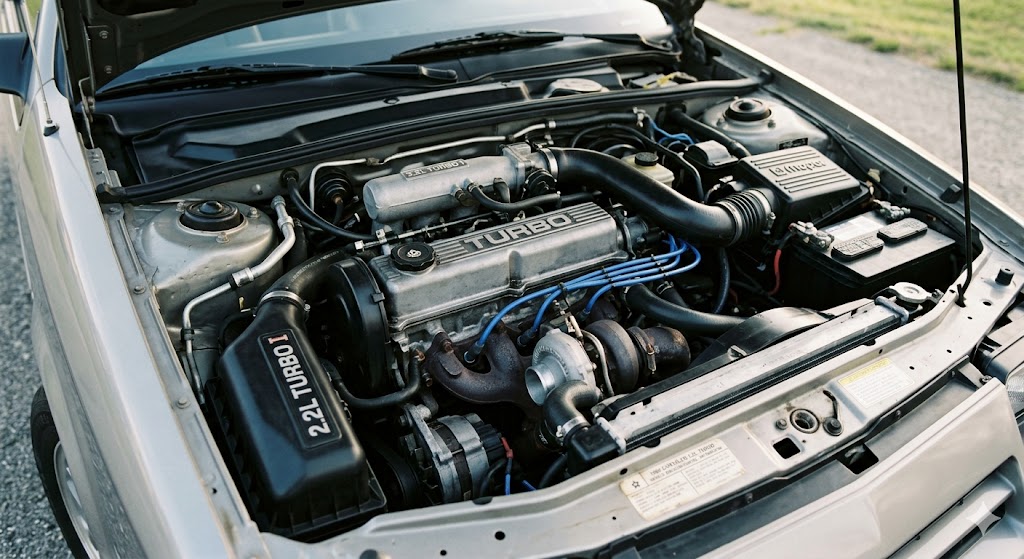 Le bloc Chrysler 2.2L Turbo I non intercoolé de 1986 est un moteur transversal pionnier de l'ère du downsizing américain, reconnu pour sa nervosité mais pénalisé par une gestion thermique défaillante. Sa principale faiblesse réside dans la fissuration de la culasse et la rupture du joint de culasse dues à l'absence de refroidissement de l'air d'admission (intercooler).